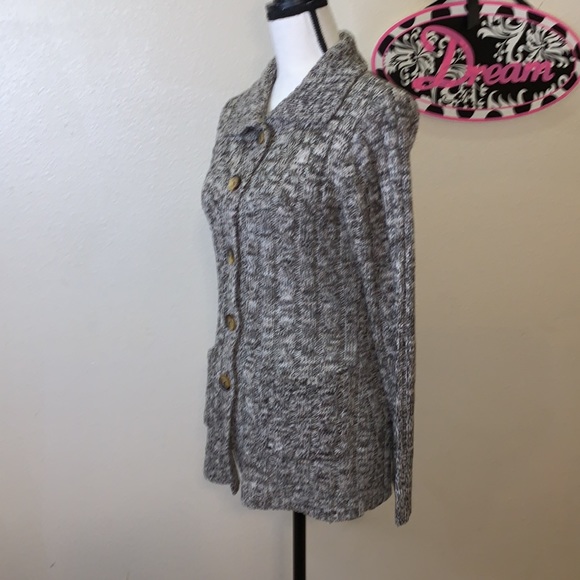By Design acrylic long sleeve button Down cardigan sweater - Picture 4 of 8